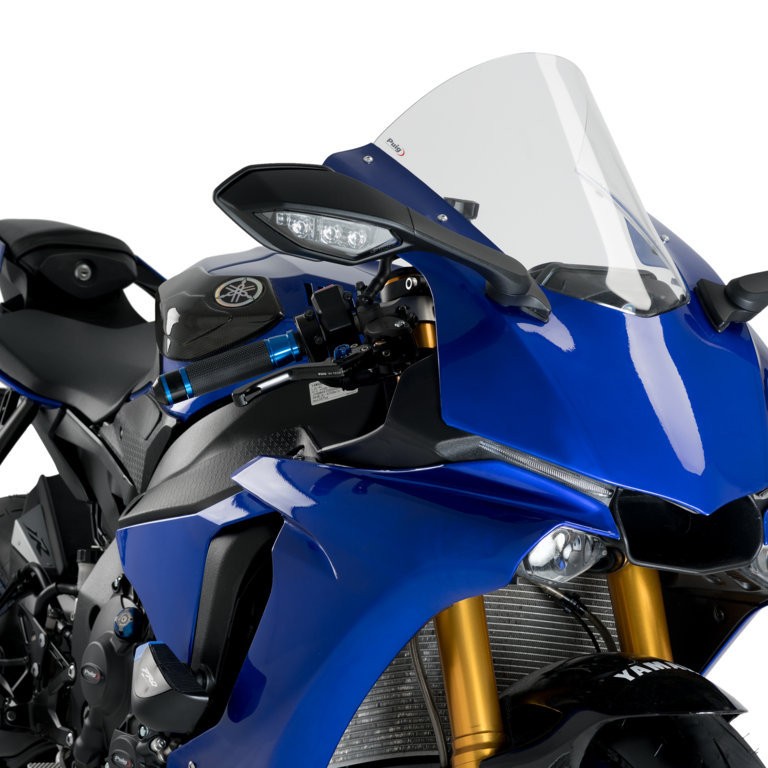 Puig R-Racer Windscreen - 2015-2019 Yamaha YZF-R1 / R1M / R1S - 3632*